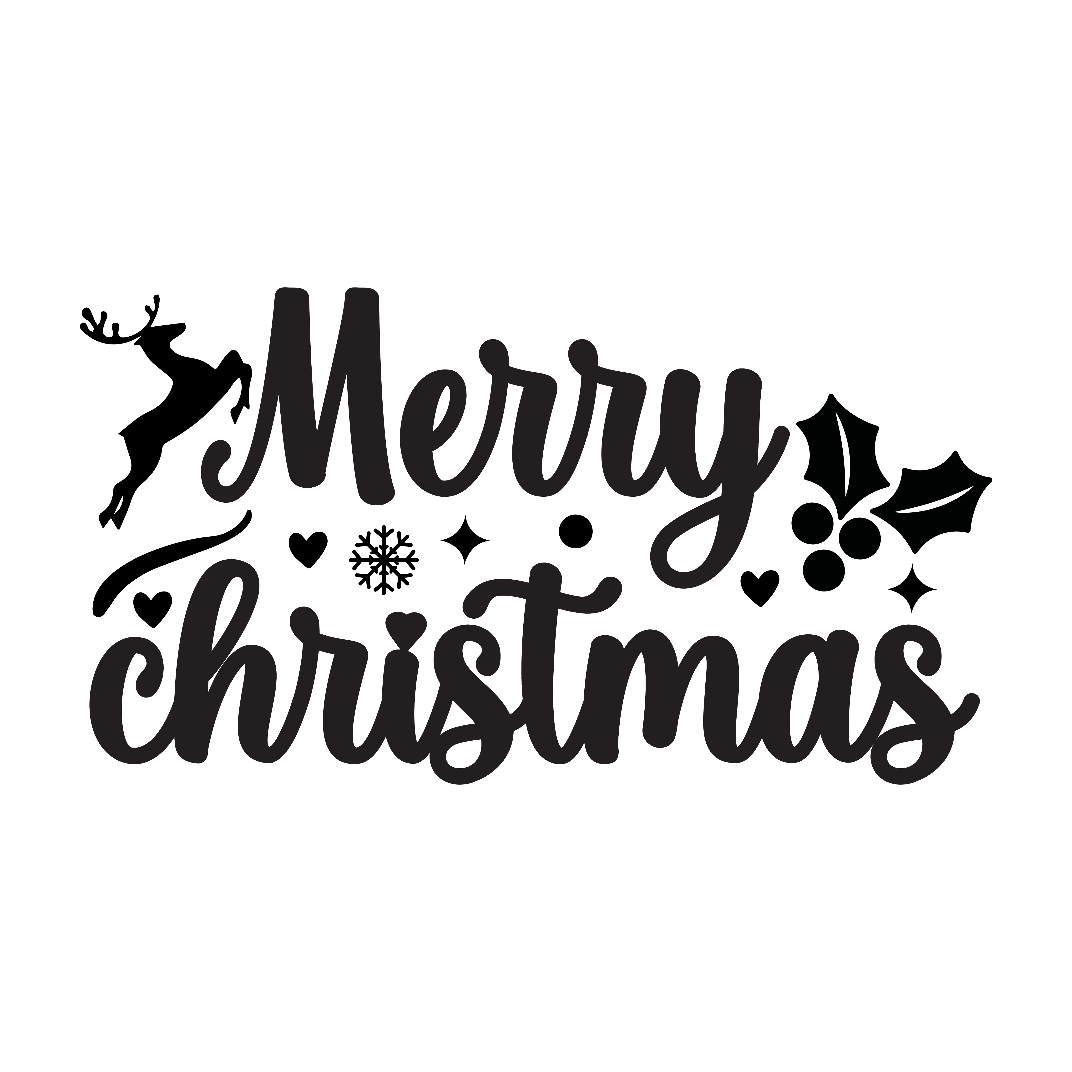Christmas Monogram Gift Tags SVG – Perfect for Personalized Holiday Gifting