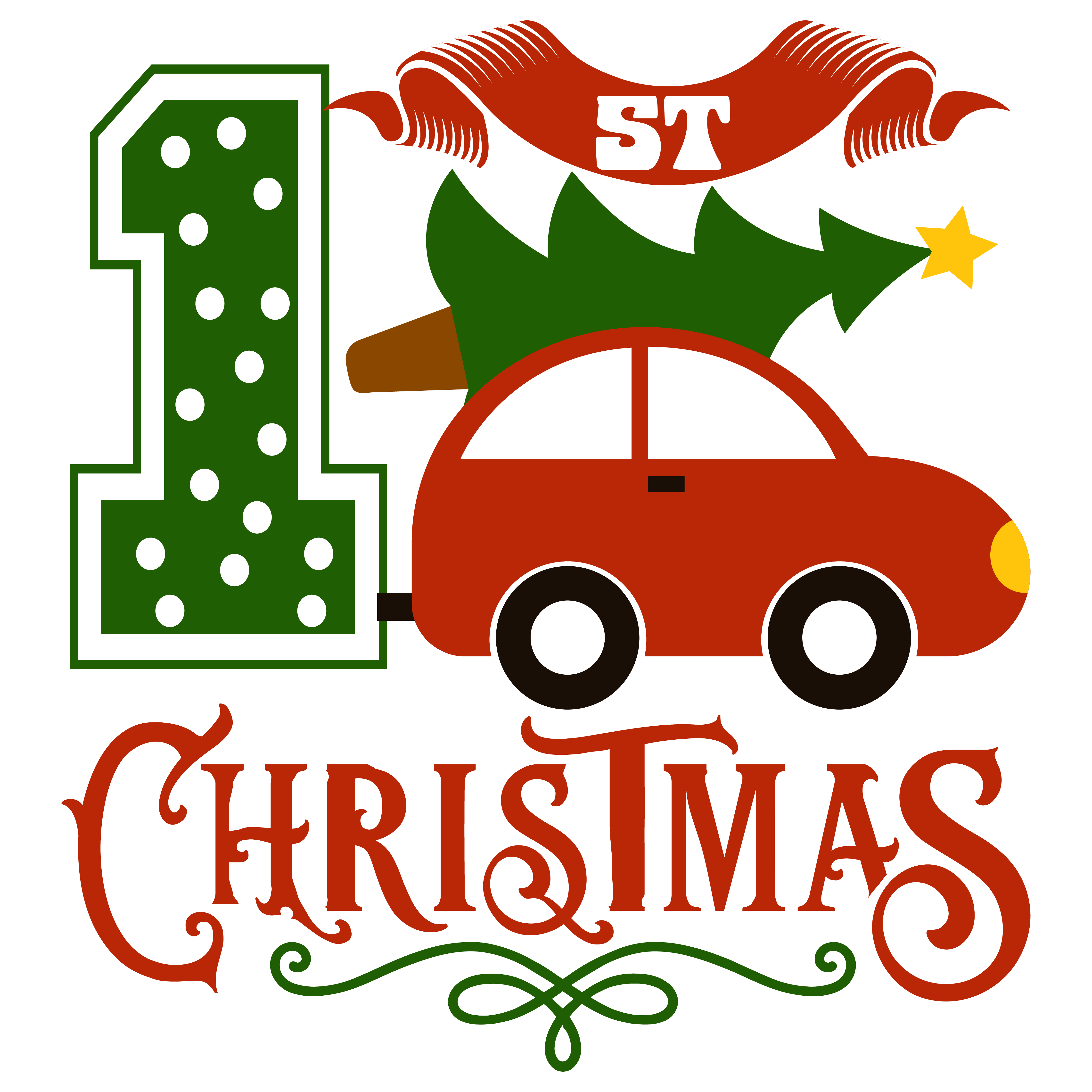 Add a Personal Touch to Your Festivities with a Christmas Wreath Monogram SVG