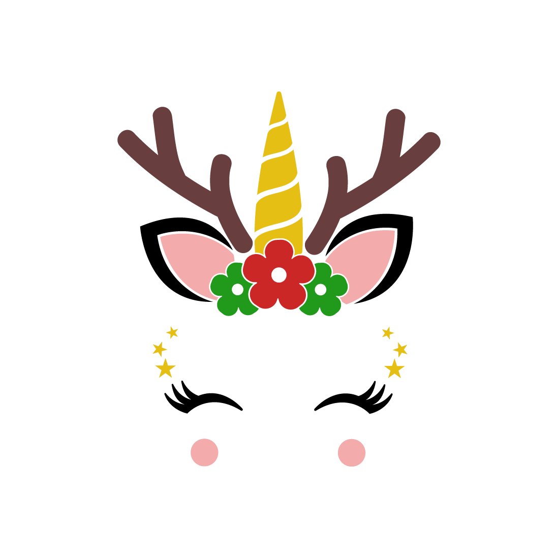 Unicorn Alphabet Monogram SVG – Perfect for Crafting and Personalization