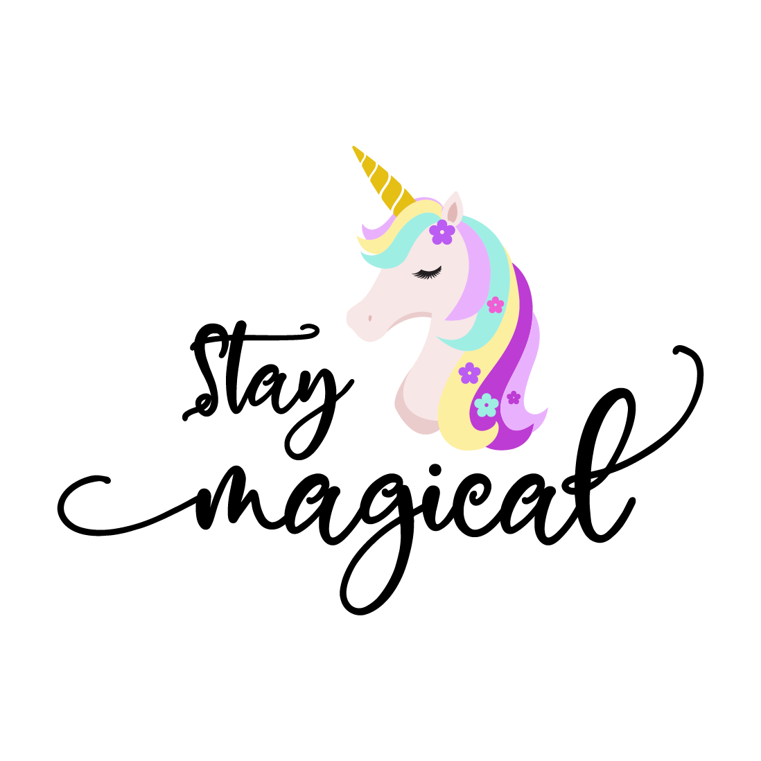 Enchanting Unicorn SVG Cut File for Cricut