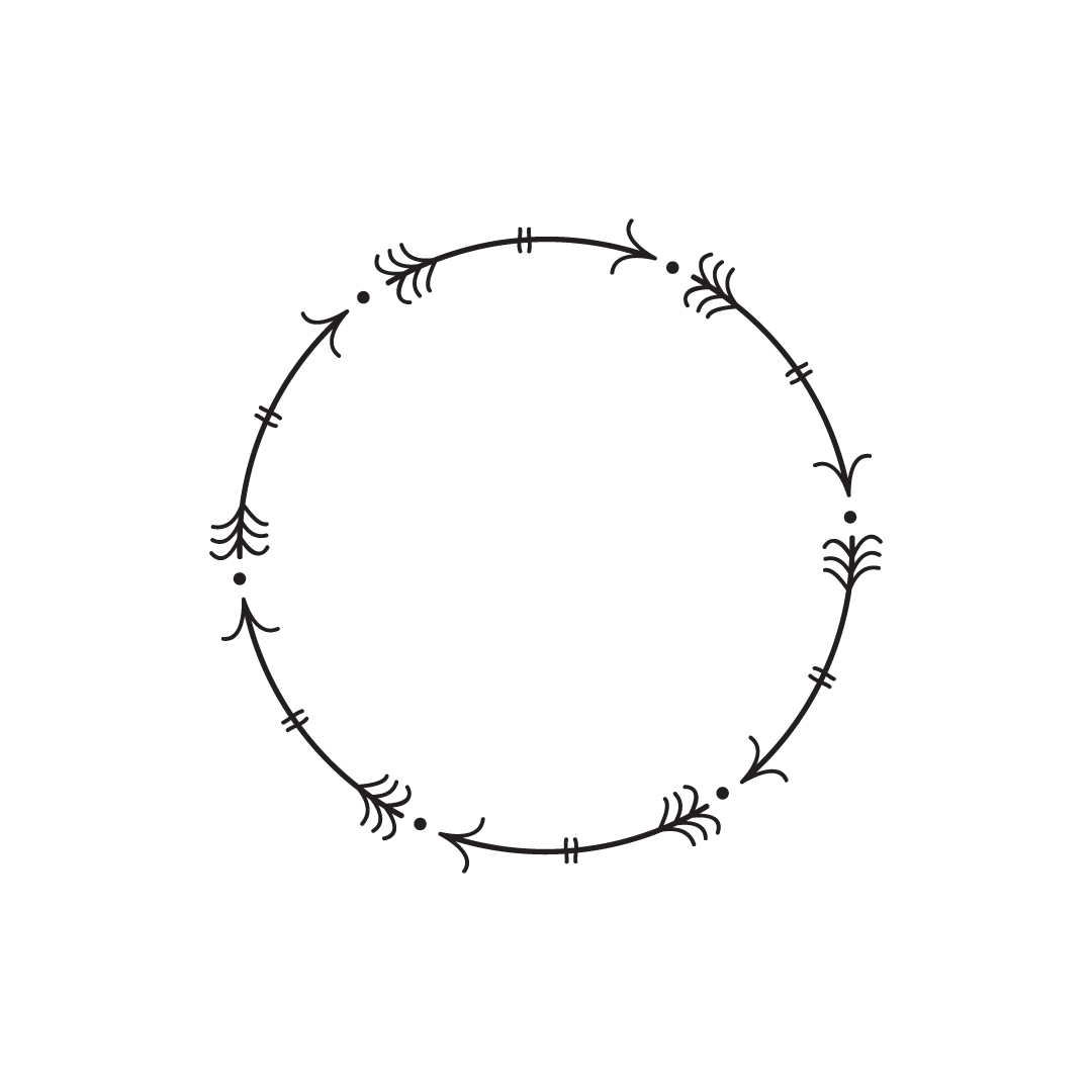 Premium Cricut Round Circle with Arrow - Perfect for Your Craft Projects